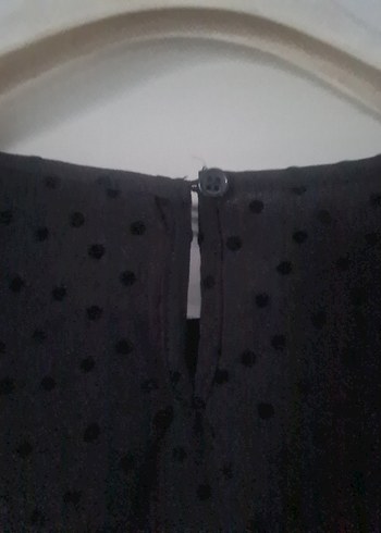 Siyah Uzun Kollu Fırfırlı Bluz - Görsel 10