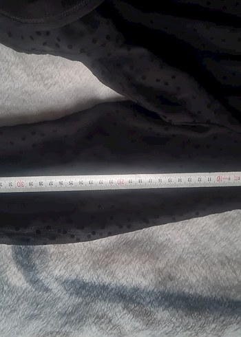 Siyah Uzun Kollu Fırfırlı Bluz - Görsel 15