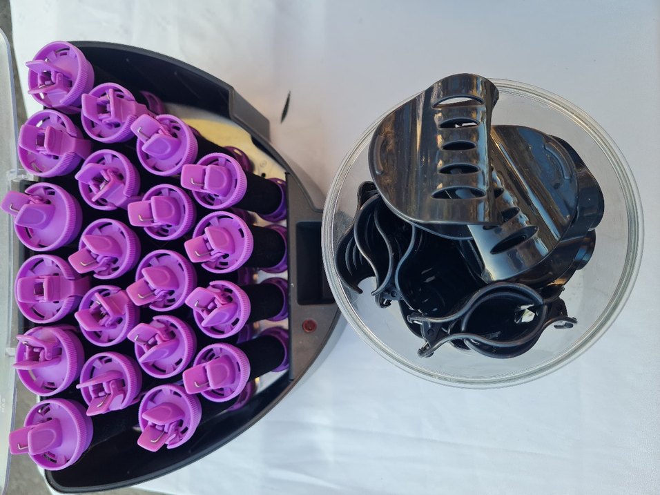 Mor Saç Şekillendirici Bigudi Seti - Görsel 5