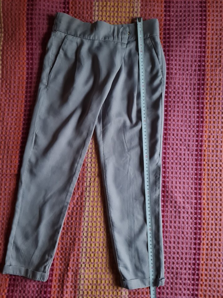 Gri Kumaş Pantolon Zara - Görsel 3