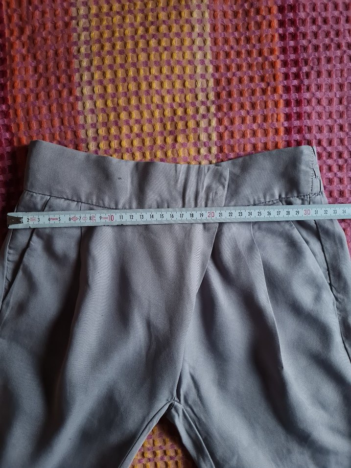 Gri Kumaş Pantolon Zara - Görsel 4