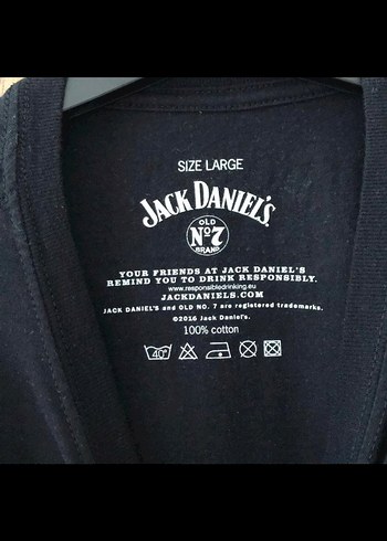 Jack Daniel's Siyah Rock Punk Tişört - Görsel 3