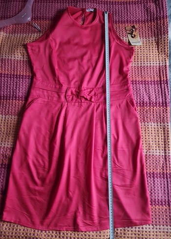 Sevgililer günü için kırmızı Elbise - Görsel 6