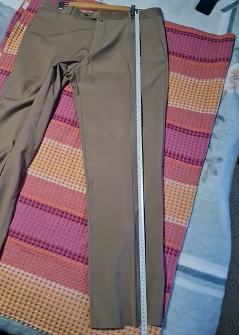 Kemerli Erkek Bej Pantolon - Görsel 5