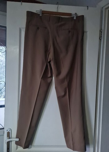 Kemerli Erkek Bej Pantolon - Görsel 3