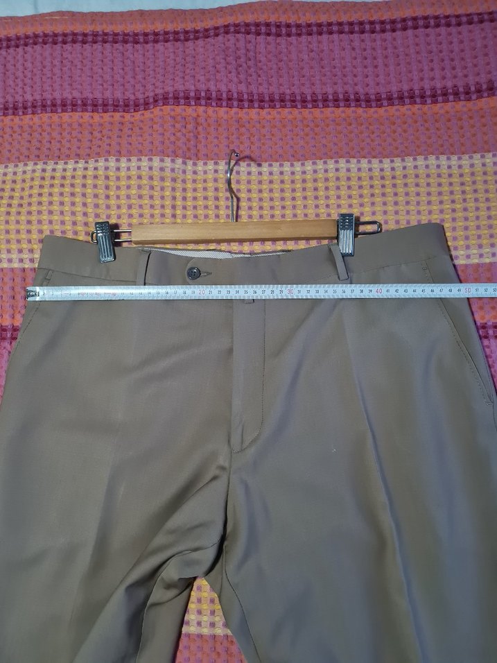 Kemerli Erkek Bej Pantolon - Görsel 4