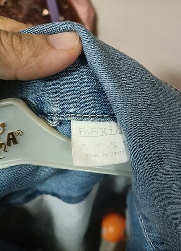 8 Yaş Beden Kot ceket 