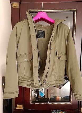 Pull and Bear Pull & bear XS mont oversize çok temiz