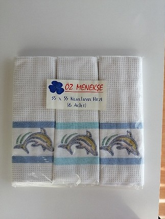 6 Adet 35 x 55 cm Kurulama Bezi Seti