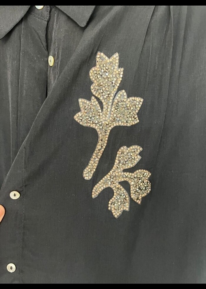 Zara siyah gomlek - Görsel 2