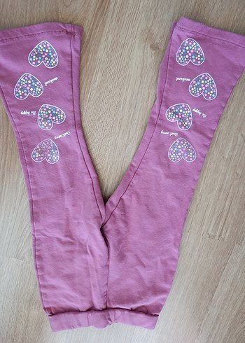 LC Waikiki Pembe Elastik Bel Rahat Kız Taytı
