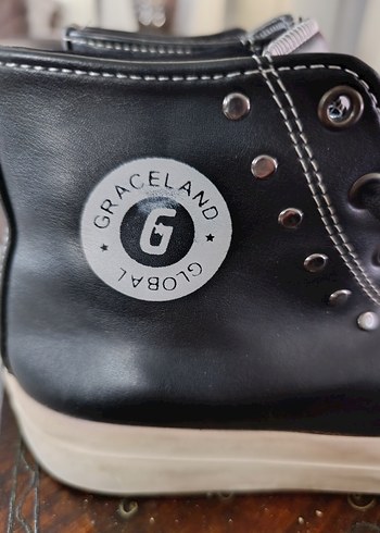 40 Beden Siyah Deri erkek Converse