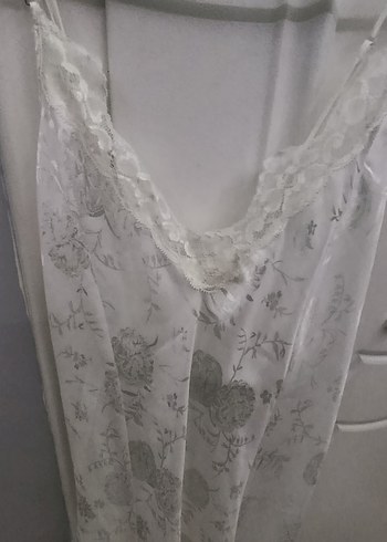 Uzun Beyaz Bohem Kadın Sabahlık ve gecelik - Görsel 11