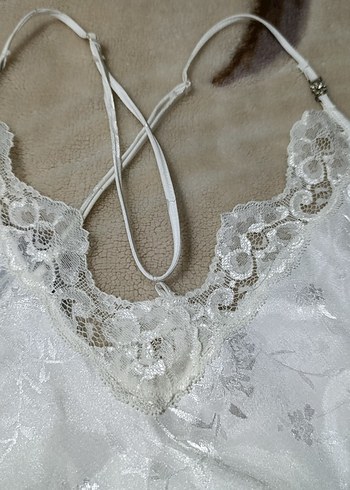 Uzun Beyaz Bohem Kadın Sabahlık ve gecelik - Görsel 13