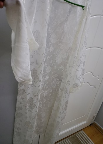 Uzun Beyaz Bohem Kadın Sabahlık ve gecelik - Görsel 6