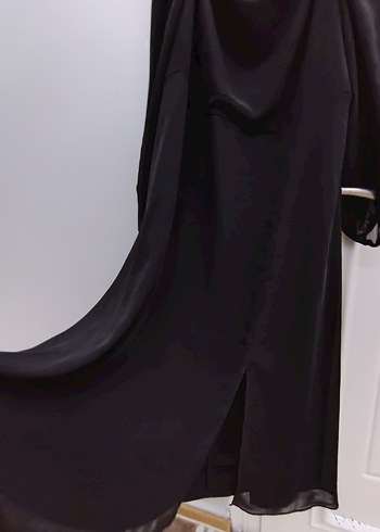 Siyah Gotik Midi Kadın Elbise - Görsel 2