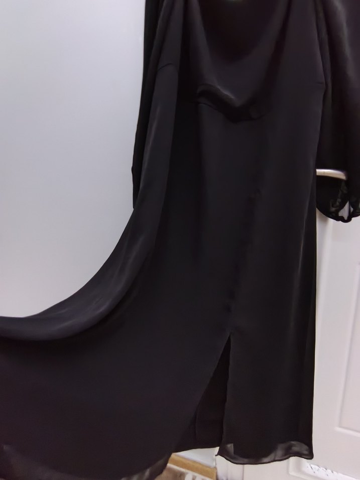 Siyah Gotik Midi Kadın Elbise - Görsel 2