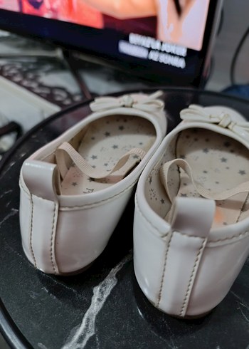 Beyaz Kız Çocuk Babet Ayakkabı - Görsel 3