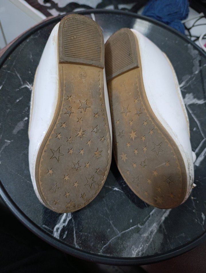 Beyaz Kız Çocuk Babet Ayakkabı - Görsel 2