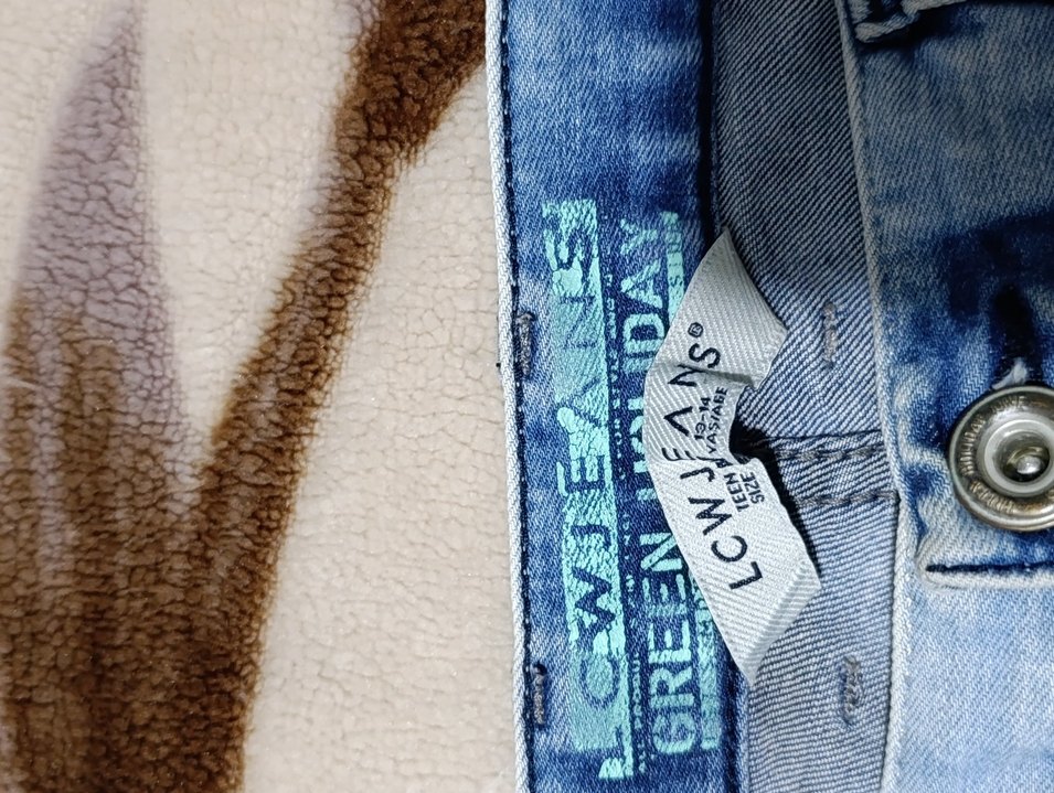 Kadın Mavi Batik Desenli Mini Kot Şort - Görsel 3