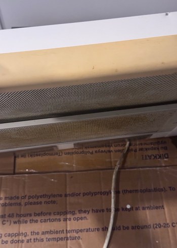 Beyaz Renkli Tavan Tipi Fan mutfak aspiratör - Görsel 7