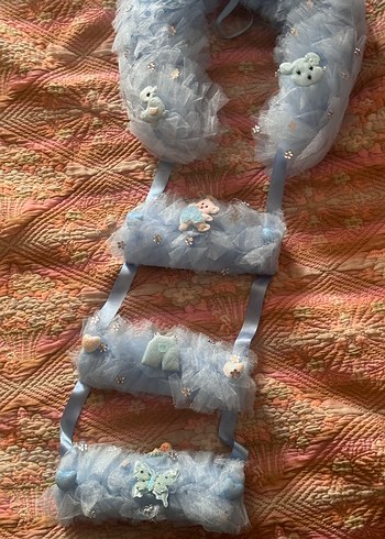 Nakışlı Mavi ve oda kapı süsü Aksesuarı - Görsel 2