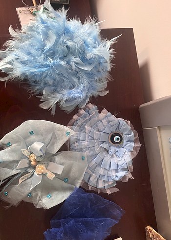 Nakışlı Mavi ve oda kapı süsü Aksesuarı - Görsel 4