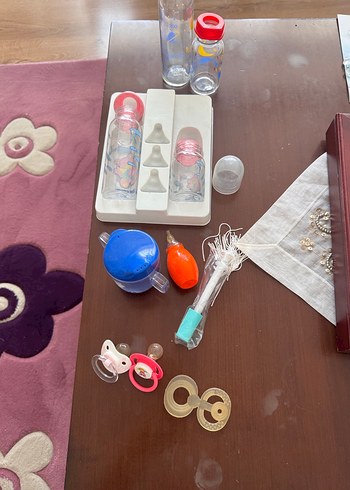 Turuncu Bebek aspiratör biberon ve çeşitli bebek - Görsel 5