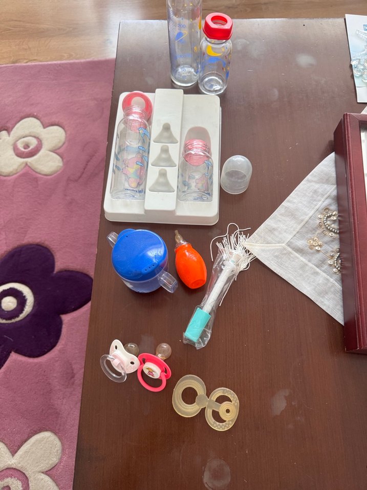 Turuncu Bebek aspiratör biberon ve çeşitli bebek - Görsel 5