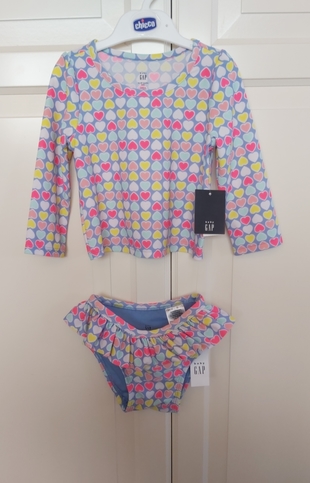 baby gap bikini mayo takımı bebek 12-18 ay