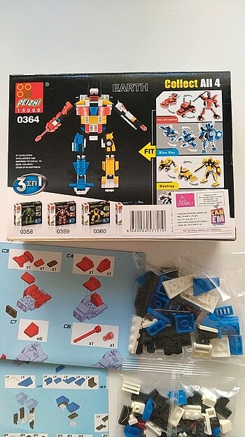 Fisher Price Robot lego 105 parca