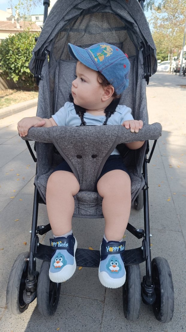 Gri Bebek Arabası - Görsel 3