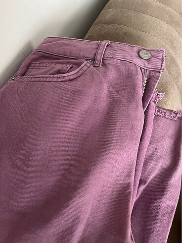 38 Beden mor Renk Koton mor pantolon