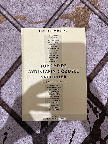 TÜRKİYE'DE AYDINLARIN GÖZÜYLE YAHUDİLER-LİZİ BEHMOARAS