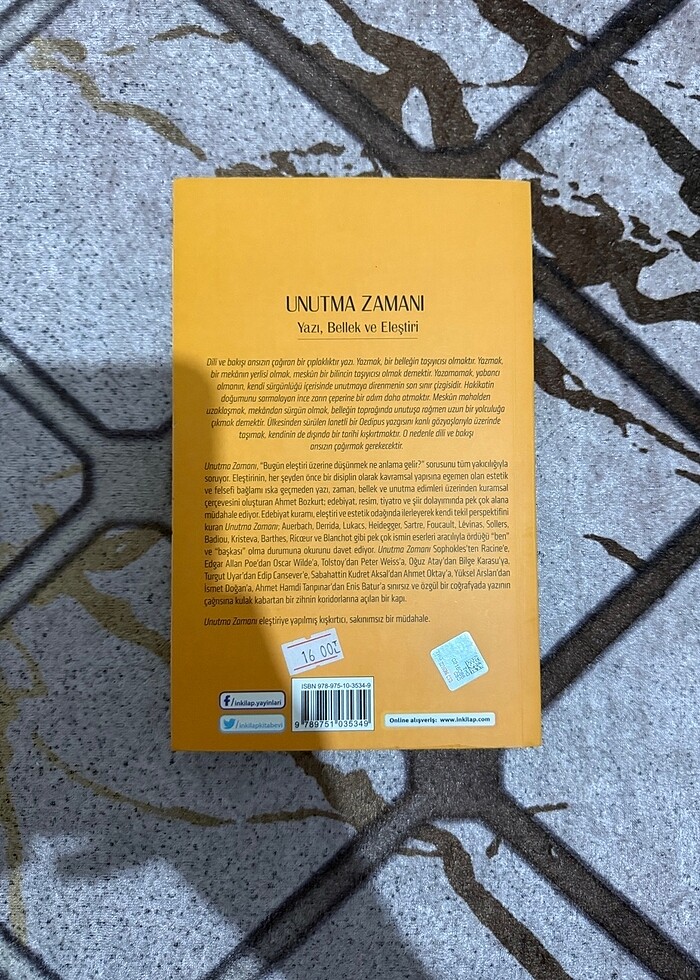 UNUTMA ZAMANI YAZI,BELLEK VE ELEŞTİRİ-AHMET BOZKURT - Görsel 2