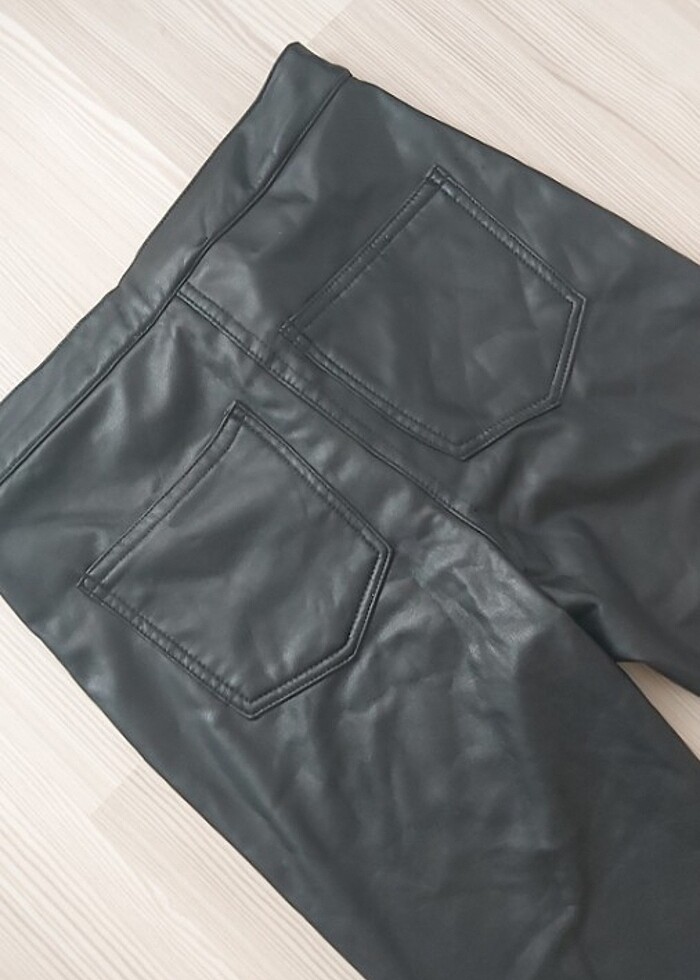 Suni deri pantolon - Görsel 4