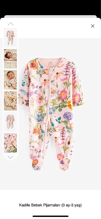 NeXT kafide kız bebek pijama 12-18 ay