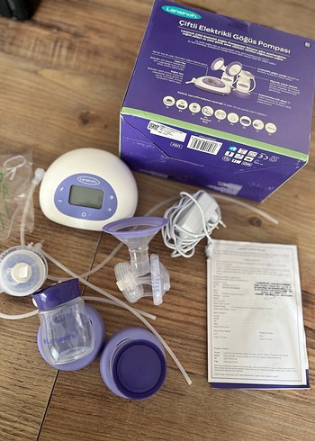 Lansinoh Çiftli Elektrikli Göğüs Pompası Mor - Görsel 5