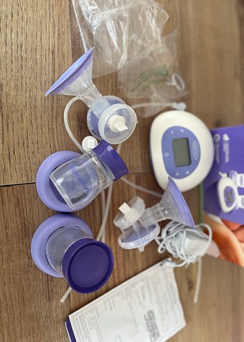 Lansinoh Çiftli Elektrikli Göğüs Pompası Mor - Görsel 6