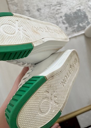 Beyaz Bağcıklı Spor erkek çocuk Sneakers - Görsel 5