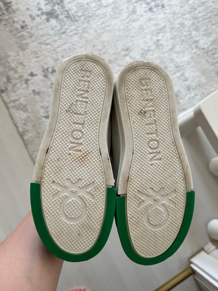 Beyaz Bağcıklı Spor erkek çocuk Sneakers - Görsel 4