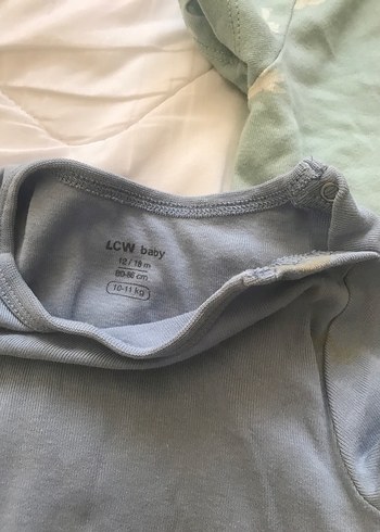 Mavi Bebek Kısa Kollu Pamuklu Body - Görsel 5