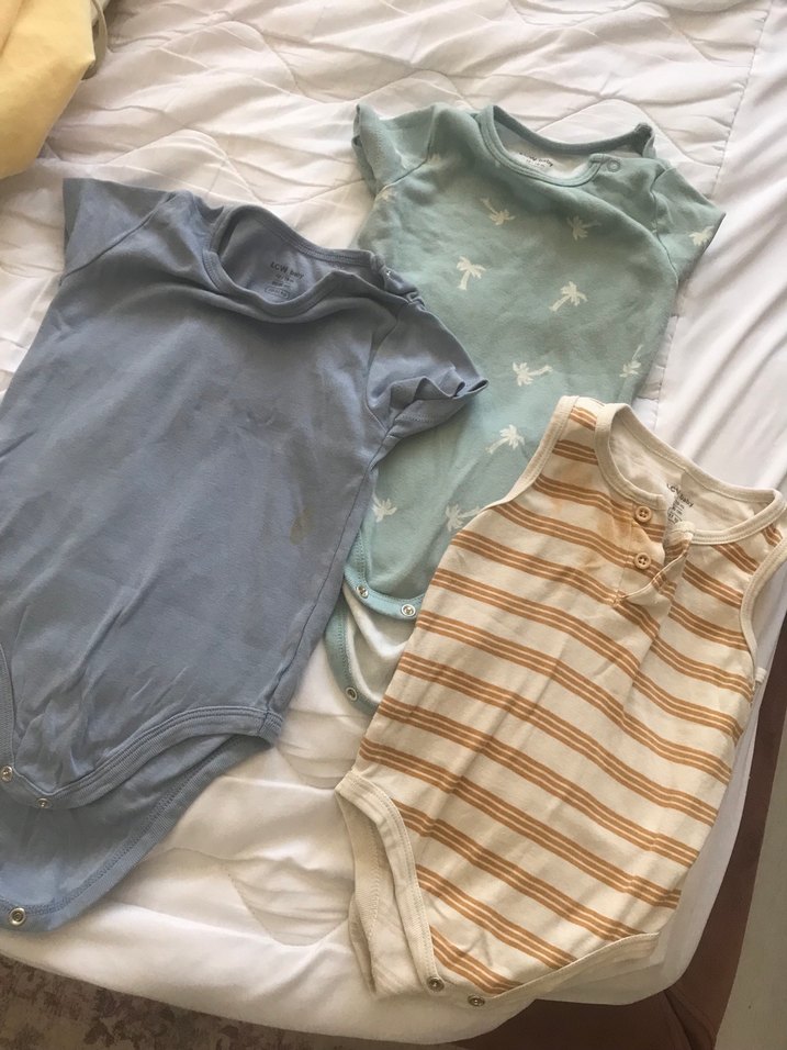 Mavi Bebek Kısa Kollu Pamuklu Body - Görsel 2