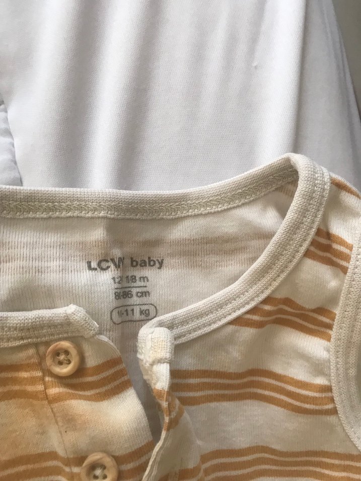 Mavi Bebek Kısa Kollu Pamuklu Body - Görsel 3