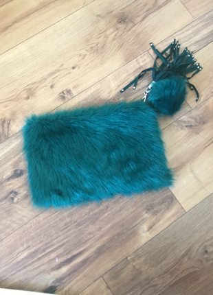 Peluş clutch 