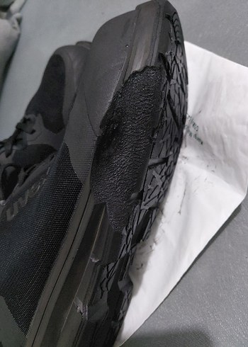 Siyah Erkek Spor Ayakkabı Velcro Detaylı - Görsel 5