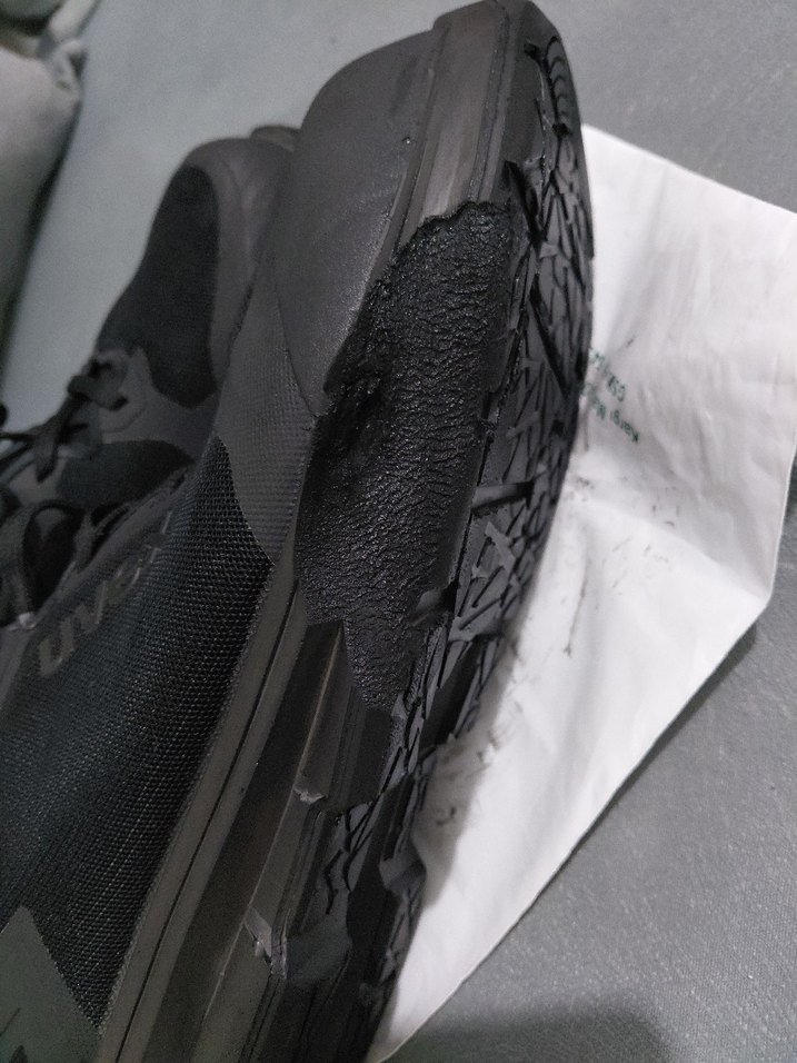 Siyah Erkek Spor Ayakkabı Velcro Detaylı - Görsel 5