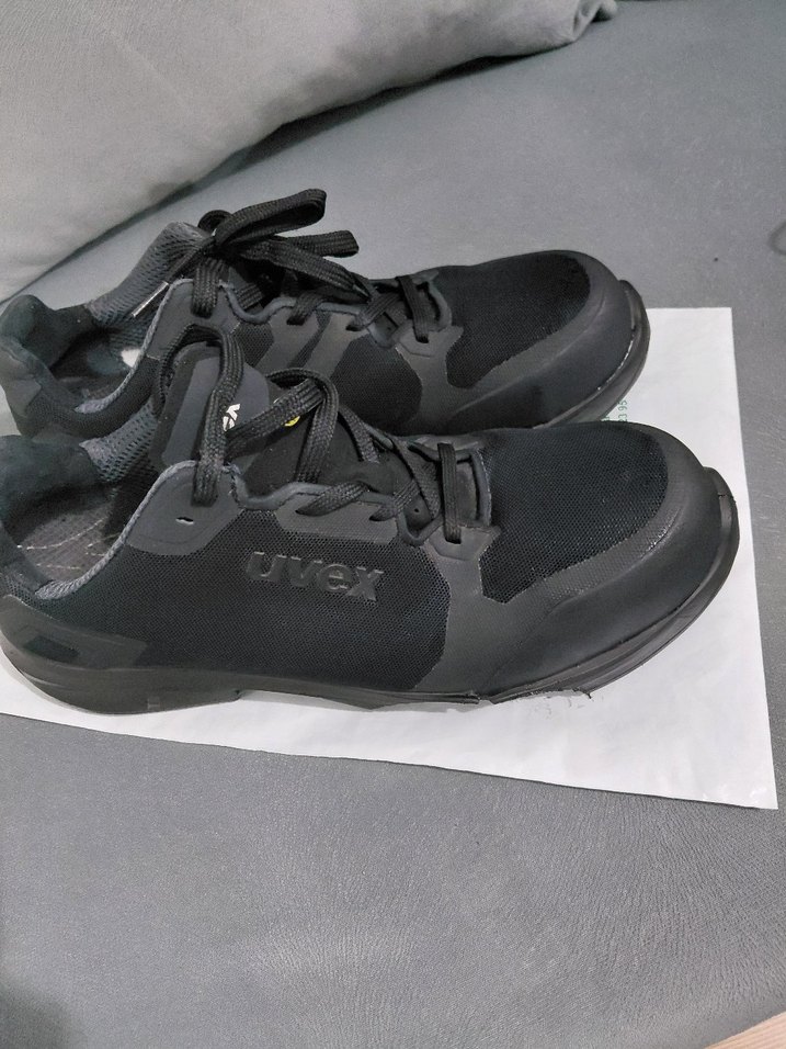 Siyah Erkek Spor Ayakkabı Velcro Detaylı - Görsel 2