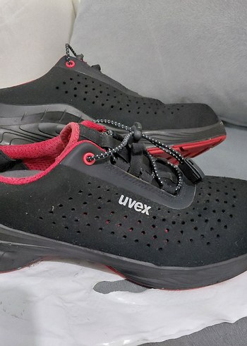 Uvex Siyah Renkli Spor Ayakkabı Velcro - Görsel 3