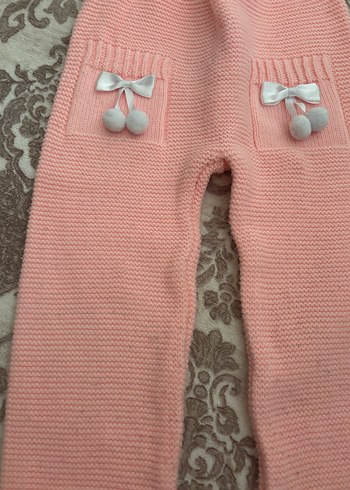 Diğer Kız Çocuk Pembe Triko Pantolon